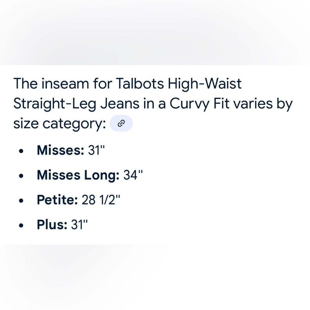 Talbots | Flawless High-Waist Straight-Leg Curvy | Women's White Jeans | 12 - Picture 12 of 16